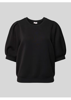 Bluza z bufiastymi rękawami model ‘Peach’ ze sklepu Peek&Cloppenburg  w kategorii Bluzki damskie - zdjęcie 171002085