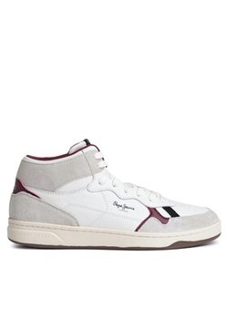 Pepe Jeans Sneakersy PMS30999 Biały ze sklepu MODIVO w kategorii Trampki męskie - zdjęcie 171002386