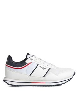 Pepe Jeans Sneakersy PMS30996 Biały ze sklepu MODIVO w kategorii Buty sportowe męskie - zdjęcie 171002476