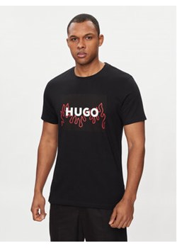 Hugo T-Shirt Dulive 50506989 Czarny Regular Fit ze sklepu MODIVO w kategorii T-shirty męskie - zdjęcie 171002527