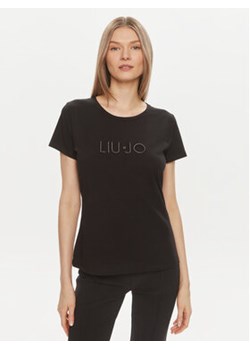 Liu Jo Sport T-Shirt TA4136 JS003 Czarny Regular Fit ze sklepu MODIVO w kategorii Bluzki damskie - zdjęcie 171002529