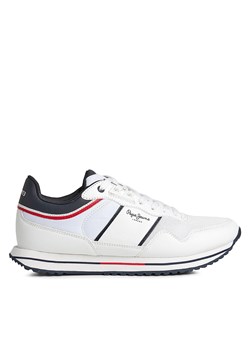 Sneakersy Pepe Jeans PMS30996 White 800 ze sklepu eobuwie.pl w kategorii Buty sportowe męskie - zdjęcie 171003205