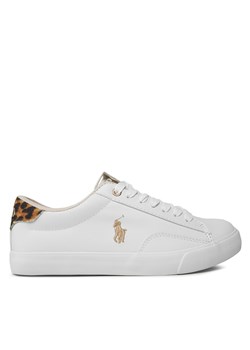 Sneakersy Polo Ralph Lauren RF104319 White Smooth/Gold/ Leopard W/ Gold Pp ze sklepu eobuwie.pl w kategorii Trampki dziecięce - zdjęcie 171003379