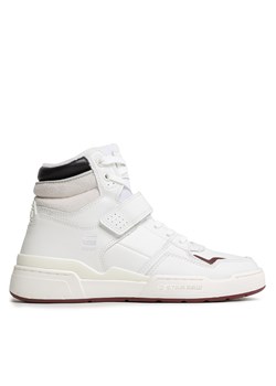 Sneakersy G-Star Raw Attacc Mid Lea W 2211 40708 Biały ze sklepu eobuwie.pl w kategorii Buty sportowe damskie - zdjęcie 171003587