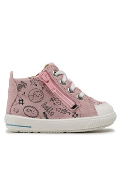 Sneakersy Superfit 1-000362-5500 M Pink/White ze sklepu eobuwie.pl w kategorii Półbuty dziecięce - zdjęcie 171003619