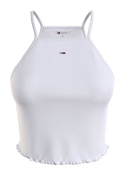 TOMMY JEANS Top w kolorze białym ze sklepu Limango Polska w kategorii Bluzki damskie - zdjęcie 171003957