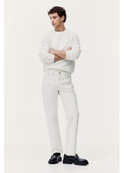 H & M - Straight Regular Jeans - Biały ze sklepu H&M w kategorii Jeansy damskie - zdjęcie 171004198