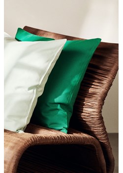 H & M - Płócienna bawełniana poszewka na poduszkę 2-pak - Zielony ze sklepu H&M w kategorii Poszewki na poduszki - zdjęcie 171004208