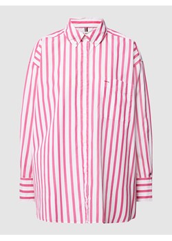 Bluzka koszulowa ze wzorem w paski ze sklepu Peek&Cloppenburg  w kategorii Koszule damskie - zdjęcie 171004288
