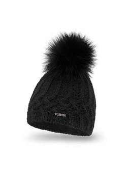 Zimowa czapka damska z polarowym podszyciem ze sklepu JK-Collection w kategorii Czapki zimowe damskie - zdjęcie 171004759
