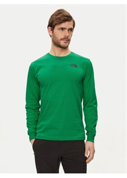 The North Face Longsleeve Redbox NF0A87NN Zielony Regular Fit ze sklepu MODIVO w kategorii T-shirty męskie - zdjęcie 171005516
