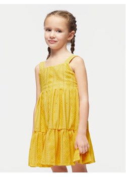 Mayoral Sukienka letnia 3950 Żółty Regular Fit ze sklepu MODIVO w kategorii Sukienki dziewczęce - zdjęcie 171005616