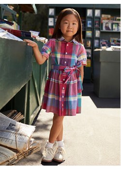 Polo Ralph Lauren Sukienka koszulowa 312936013001 Kolorowy Regular Fit ze sklepu MODIVO w kategorii Sukienki dziewczęce - zdjęcie 171005765