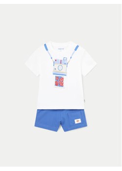 Mayoral Komplet t-shirt i spodenki 1657 Niebieski Regular Fit ze sklepu MODIVO w kategorii Komplety niemowlęce - zdjęcie 171005776