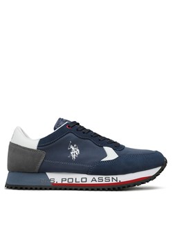 Sneakersy U.S. Polo Assn. Cleef CLEEF001A Niebieski ze sklepu eobuwie.pl w kategorii Buty sportowe męskie - zdjęcie 171006125