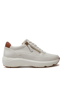 Sneakersy Clarks Tivoli Zip 26176650 Off White Lea ze sklepu eobuwie.pl w kategorii Półbuty damskie - zdjęcie 171006438