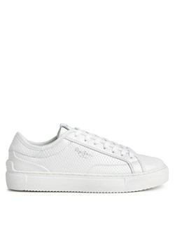 Sneakersy Pepe Jeans PLS31539 White 800 ze sklepu eobuwie.pl w kategorii Trampki damskie - zdjęcie 171006688