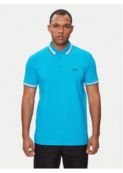 Boss Polo Paddy 50469055 Niebieski Regular Fit ze sklepu MODIVO w kategorii T-shirty męskie - zdjęcie 171007066