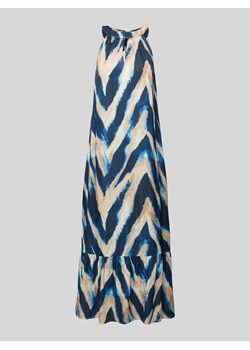 Długa sukienka z wiązaniem na szyi ze sklepu Peek&Cloppenburg  w kategorii Sukienki - zdjęcie 171007316