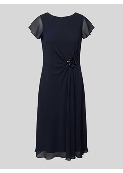 Sukienka koktajlowa o długości do kolan w jednolitym kolorze ze sklepu Peek&Cloppenburg  w kategorii Sukienki - zdjęcie 171007319