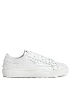 Pepe Jeans Sneakersy PLS31539 Biały ze sklepu MODIVO w kategorii Trampki damskie - zdjęcie 171008896