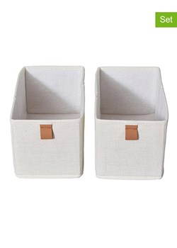 STORE IT Organizery (2 szt.) w kolorze kremowym - 15 x 15 x 30 cm ze sklepu Limango Polska w kategorii Organizery - zdjęcie 171009118