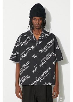 Kenzo koszula bawełniana by Verdy SS Shirt męska kolor czarny relaxed FE55CH1119P4.99 ze sklepu PRM w kategorii Koszule męskie - zdjęcie 171011835