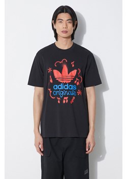 adidas Originals t-shirt bawełniany męski kolor czarny z nadrukiem IS0224 ze sklepu PRM w kategorii T-shirty męskie - zdjęcie 171011978