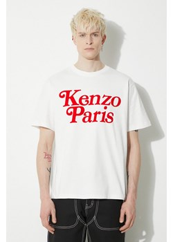 Kenzo t-shirt bawełniany by Verdy męski kolor biały z nadrukiem FE55TS1914SY.02 ze sklepu PRM w kategorii T-shirty męskie - zdjęcie 171012018