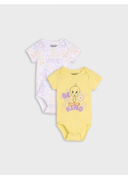 Sinsay - Body Looney Tunes 2 pack - żółty ze sklepu Sinsay w kategorii Body niemowlęce - zdjęcie 171012097