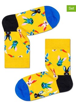 Happy Socks Skarpety (2 pary) w kolorze żółtym ze sklepu Limango Polska w kategorii Skarpetki dziecięce - zdjęcie 171012955