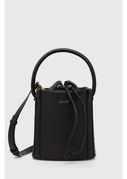 Liu Jo torebka kolor czarny ze sklepu ANSWEAR.com w kategorii Torebki worki - zdjęcie 171013309