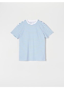 Sinsay - Koszulka w paski - niebieski ze sklepu Sinsay w kategorii T-shirty męskie - zdjęcie 171013368
