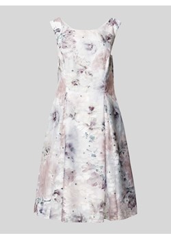 Sukienka koktajlowa o długości do kolan z kwiatowym wzorem ze sklepu Peek&Cloppenburg  w kategorii Sukienki - zdjęcie 171013658