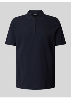 Koszulka polo o kroju regular fit z krótkim zamkiem błyskawicznym ze sklepu Peek&Cloppenburg  w kategorii T-shirty męskie - zdjęcie 171013666