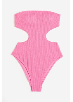 H & M - Kostium kąpielowy bandeau - Różowy ze sklepu H&M w kategorii Stroje kąpielowe - zdjęcie 171013726