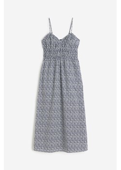 H & M - Sukienka z elastycznym marszczeniem - Niebieski ze sklepu H&M w kategorii Sukienki - zdjęcie 171013727