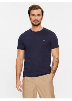 Gant T-Shirt Shield 2003185 Granatowy Slim Fit ze sklepu MODIVO w kategorii T-shirty męskie - zdjęcie 171014187