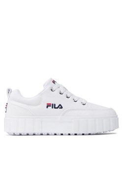 Fila Sneakersy Sandblast C FFW0062.10004 Biały ze sklepu MODIVO w kategorii Trampki damskie - zdjęcie 171014406