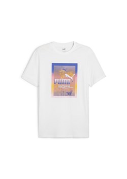 PUMA T-Shirt męski Graphics Photoprint biały ze sklepu taniesportowe.pl w kategorii T-shirty męskie - zdjęcie 171014775