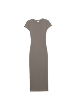 Cropp - Szara sukienka maxi - jasny szary ze sklepu Cropp w kategorii Sukienki - zdjęcie 171016746