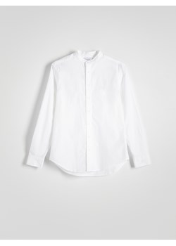 Reserved - Koszula regular fit ze stójką - biały ze sklepu Reserved w kategorii Koszule męskie - zdjęcie 171016956