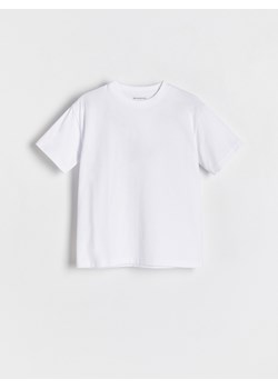 Reserved - Bawełniany t-shirt oversize - biały ze sklepu Reserved w kategorii T-shirty chłopięce - zdjęcie 171017247