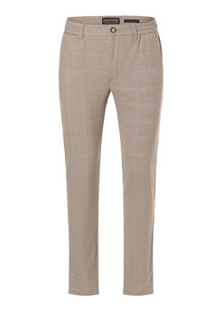 Finshley & Harding Spodnie Mężczyźni piaskowy w kratkę ze sklepu vangraaf w kategorii Spodnie męskie - zdjęcie 171017406