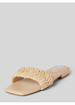 Klapki z efektem plecionki model ‘ALLURE’ ze sklepu Peek&Cloppenburg  w kategorii Klapki damskie - zdjęcie 171018215