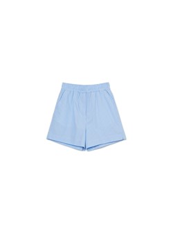 Cropp - Lekkie bawełniane szorty - niebieski ze sklepu Cropp w kategorii Szorty - zdjęcie 171018565