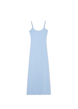 Cropp - Niebieska sukienka maxi - błękitny ze sklepu Cropp w kategorii Sukienki - zdjęcie 171018598