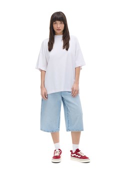 Cropp - Biała koszulka oversize - biały ze sklepu Cropp w kategorii Bluzki damskie - zdjęcie 171018617