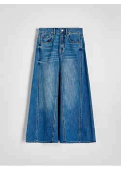 Reserved - Jeansowa spódnica - niebieski ze sklepu Reserved w kategorii Spódnice - zdjęcie 171019195
