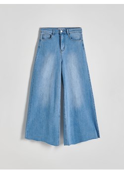 Reserved - Jeansy wide leg - niebieski ze sklepu Reserved w kategorii Jeansy damskie - zdjęcie 171019269